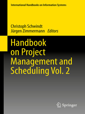 cover image of Handbook on Project Management and Scheduling Volume 2